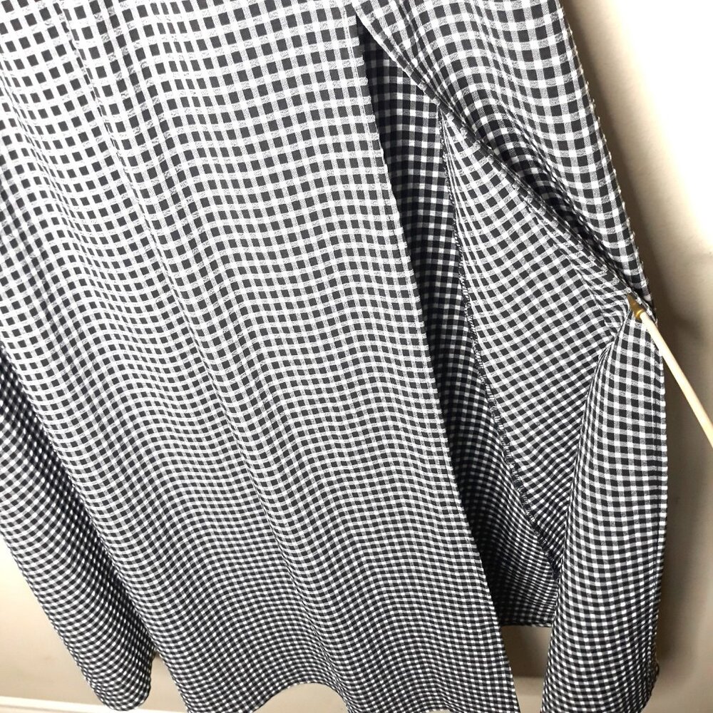 Lulus Patsy White Gingham Off The Shoulder Maxi D… - image 3